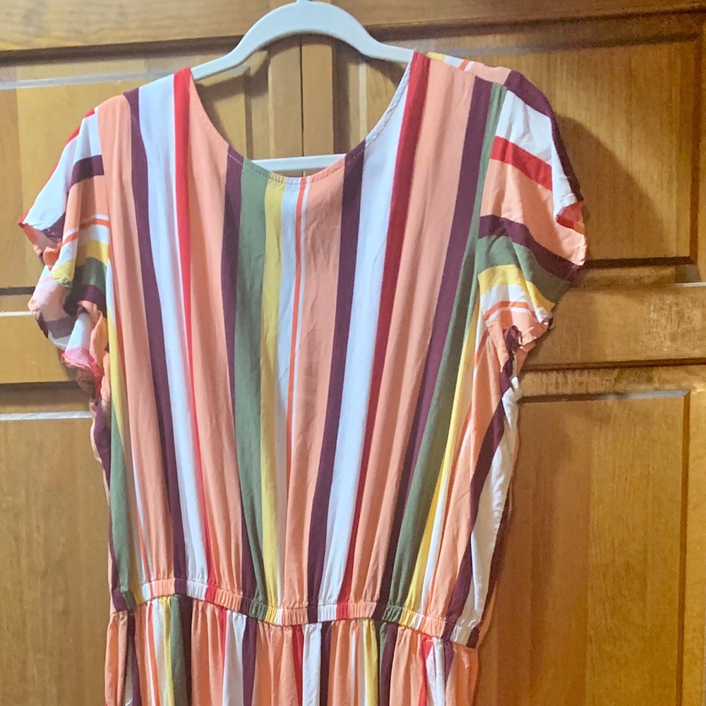 SOLD ⭐️ Time and Tru Striped Woven Jumpsuit